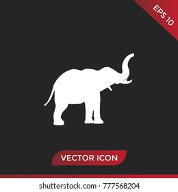 Elephant icon vector