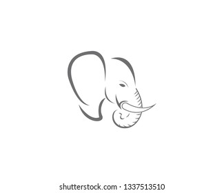 Elephant icon vector illustration