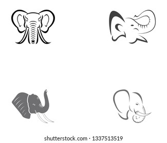Elephant icon vector illustration