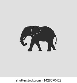 Elephant Icon. Elephant Vector Illustration