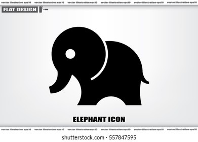Elephant icon vector illustration