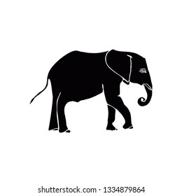 Elephant icon. Vector Illustration. EPS10