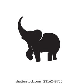 ELEPHANT ICON VECTOR ILLUSTRATION SYMBOL DESIGN