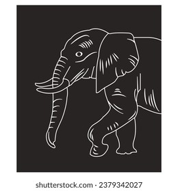 Elephant icon vector illustration symbol design