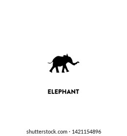 elephant icon vector. elephant sign on white background. elephant icon for web and app