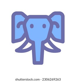 icono de elefante para tu diseño de sitio web, logotipo, aplicación, interfaz de usuario.