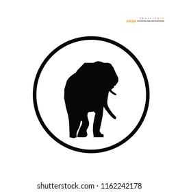 Elephant icon.vector illustration.