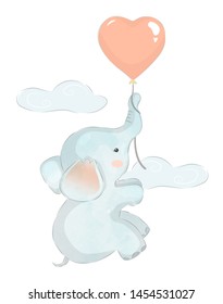 elephant illustration for personal project, background, invitation, wallpaper and many more