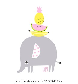 
elephant illustration vector