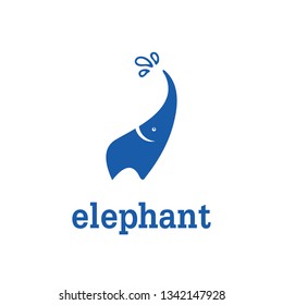elephant ilustration logo