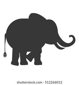 elephant indian isolated icon