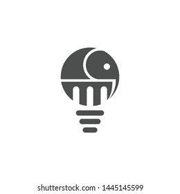 elephant and lamp logo template