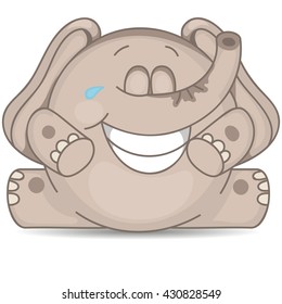 Elephant laughs