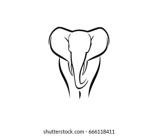 elephant line front