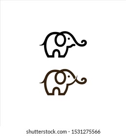 elephant line logo icon designs
