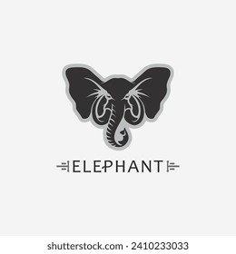 Vektor Illustrator Design-Vorlage für Elephant-Logo