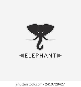 Elephant Logo animal and Vector Illustrator Design Template
