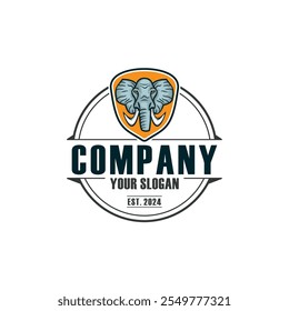 elephant logo , big animal logo