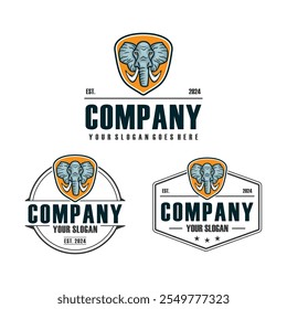 elephant logo , big animal logo