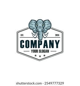 elephant logo , big animal logo