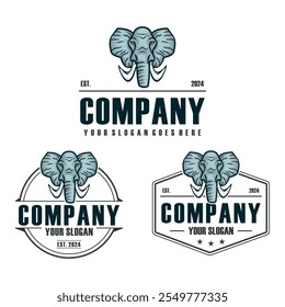 elephant logo , big animal logo