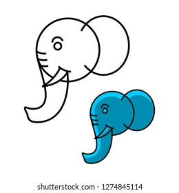 elephant logo cartoon
