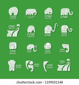 Elephant logo collection for your design