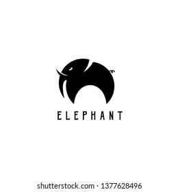 elephant logo design 