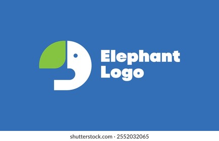 Elephant Logo design. Animals planet logo