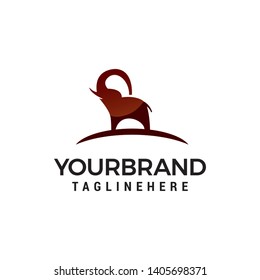 elephant logo design concept template vector