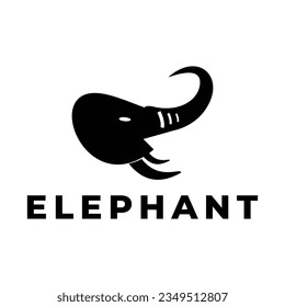 Elephant logo design icon template	
