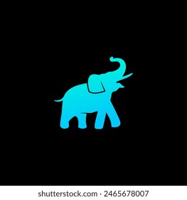 Elephant Logo Design Illustration vector eps format , suitable for your design needs, logo, illustration, animation, etc.