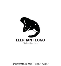 Elephant logo design for inspiration template vector