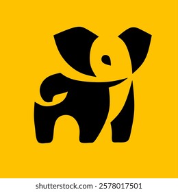 Elephant logo design simple and elegant