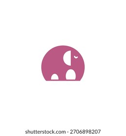 Elephant Logo Design. Simple and Modern. Vector illustration