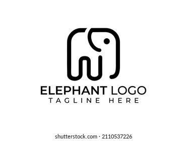 Elephant Logo Design Template - Elephant Logo