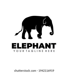 Vektorgrafik des Elefanten Logo-Designs