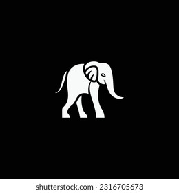 Elephant logo design vector illustration