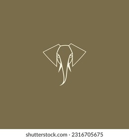 Elephant logo design vector illustration