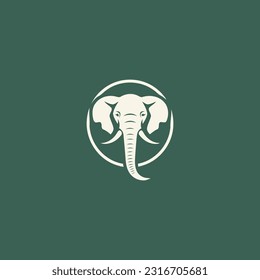Elephant logo design vector illustration
