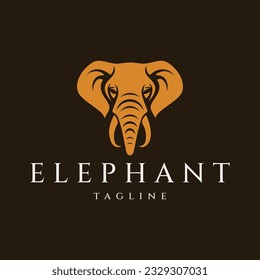 Elephant logo design vector illustration