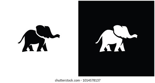 Elephant logo design vector ilustration