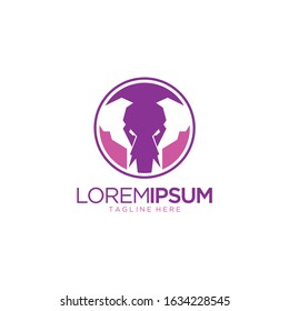 Elephant Logo Design Vector Template