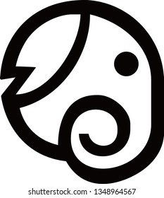 Elephant Logo Icon