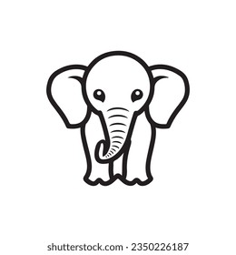 Elephant Logo Icon Design Illustration
