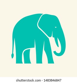Elephant logo. Icon design. Template elements
