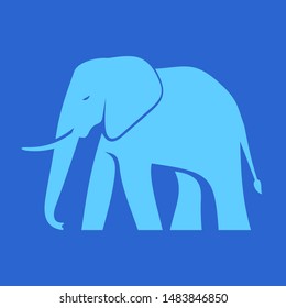 Elephant logo. Icon design. Template elements