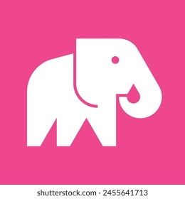 Logo del elefante. Diseño de iconos. Elementos de Plantilla	