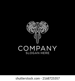 Elephant logo icon design vector 