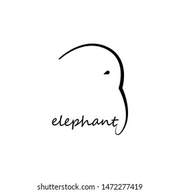 elephant logo icon graphic design template vector